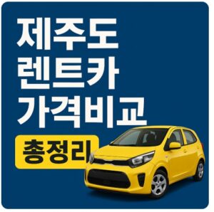 제주도 렌트카 가격비교