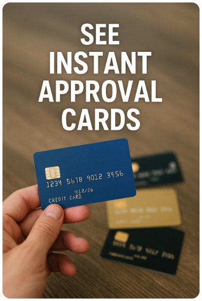 instant approval cards